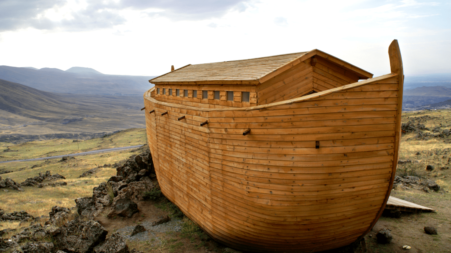 Scale model of Noah's ark