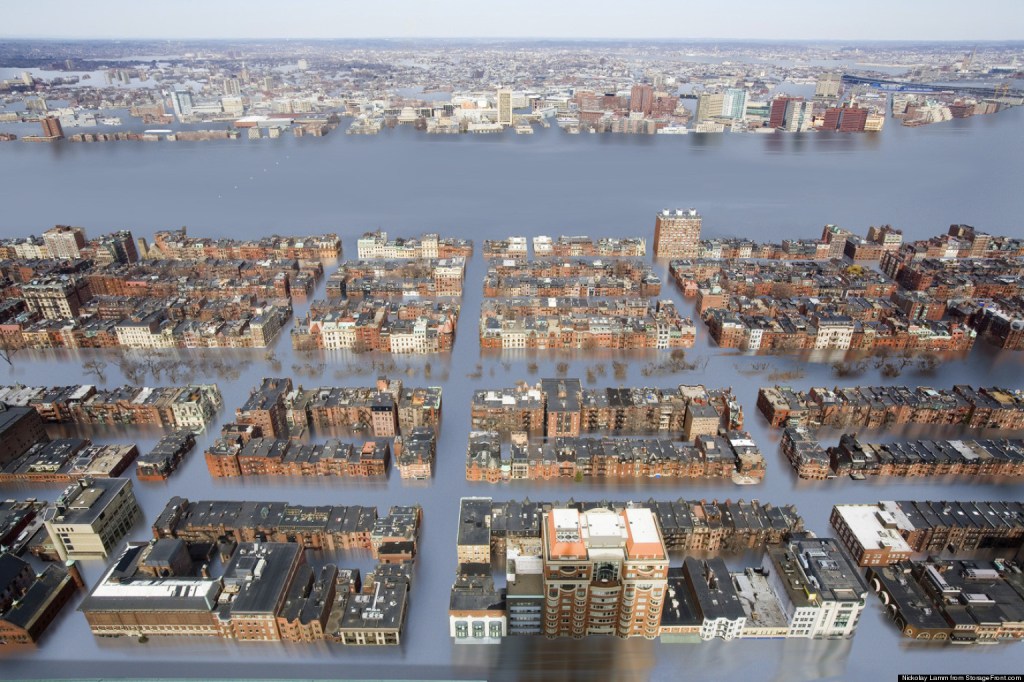Image showing sea level rise in New York City
