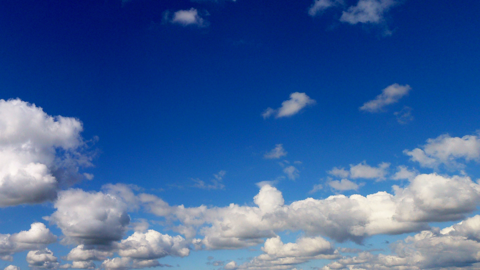 blue sky with clouds